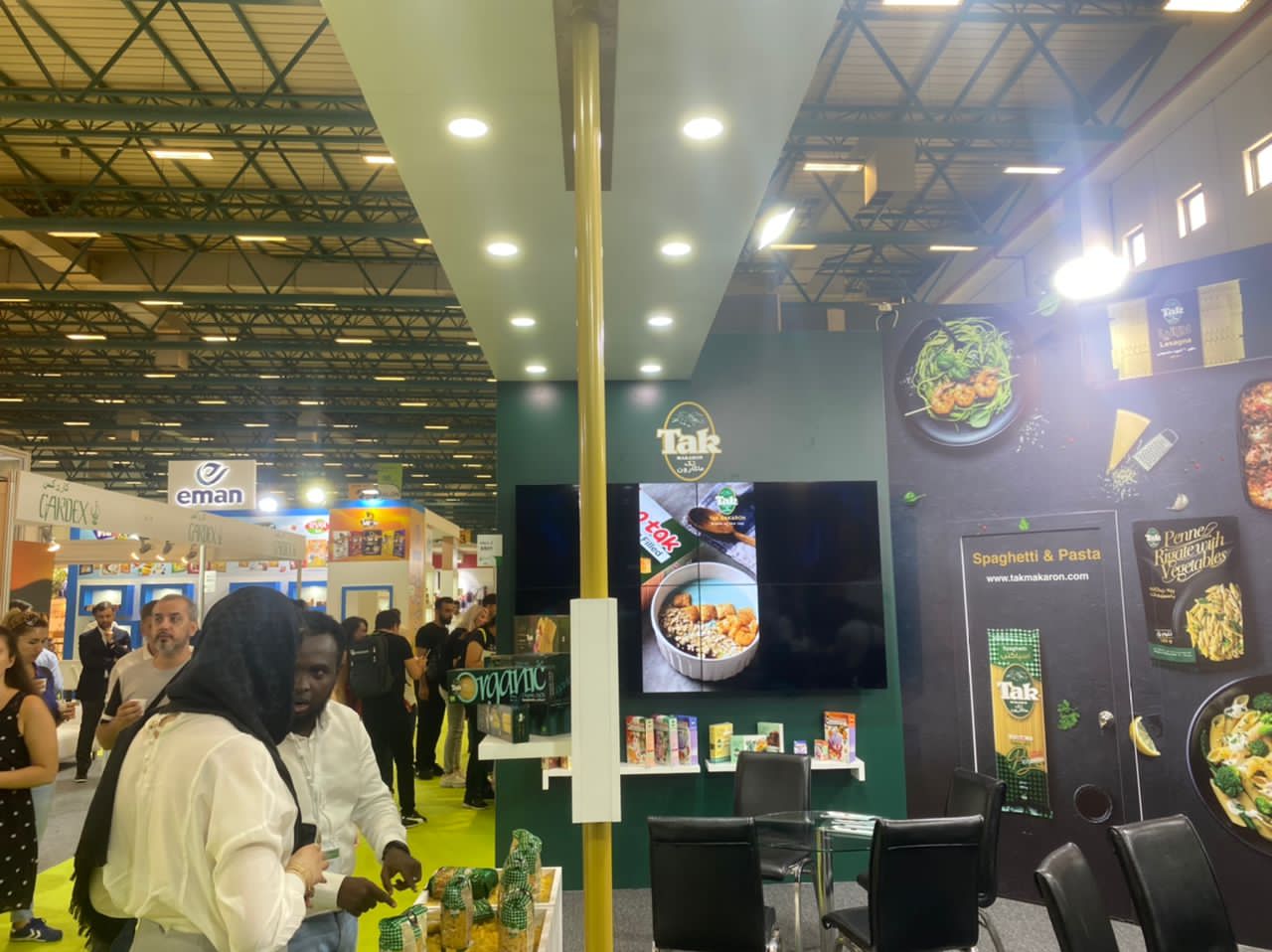 Istanbul food industry exhibition 2022 شرکت تک ماکارون در نمایشگاه صنایع غذایی استانبول