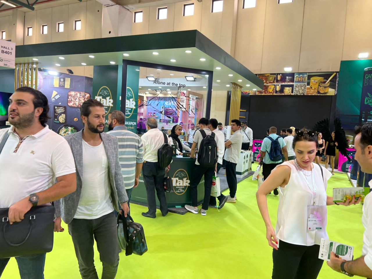 Istanbul food industry exhibition 2022 شرکت تک ماکارون در نمایشگاه صنایع غذایی استانبول