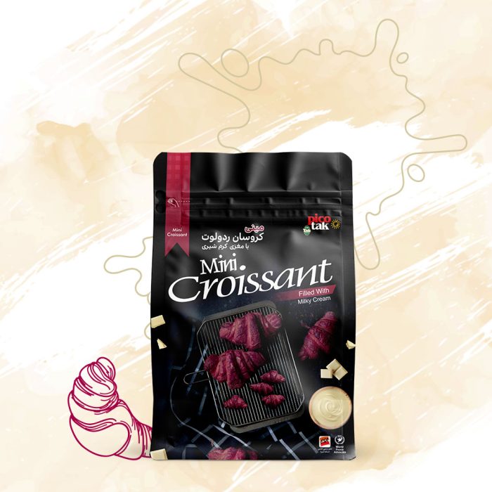 Red Velvet Mini Croissant (Filled With Milky Cream) - Image 2