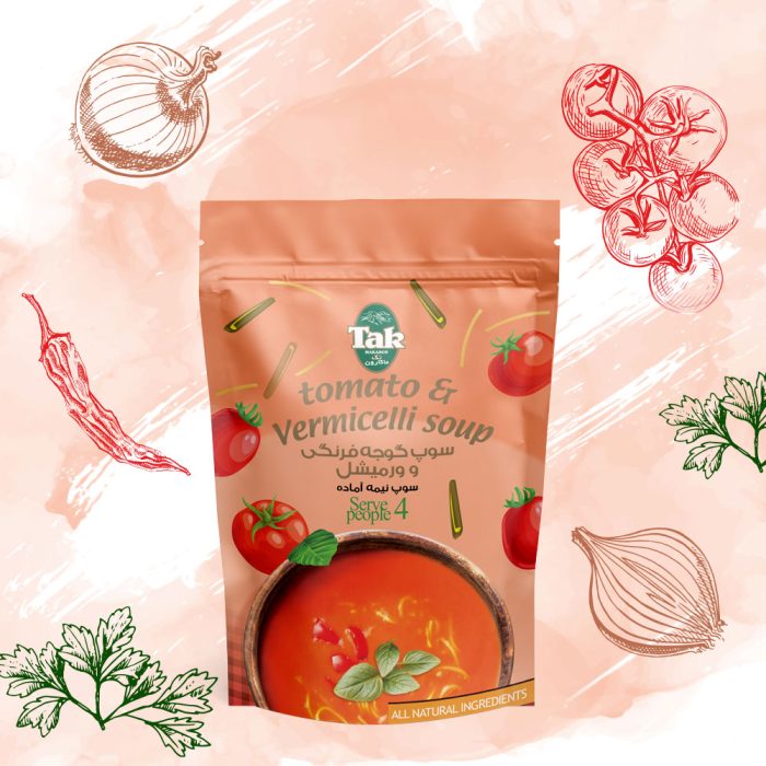 Semi-prepared tomato and vermicelli soup - Image 2