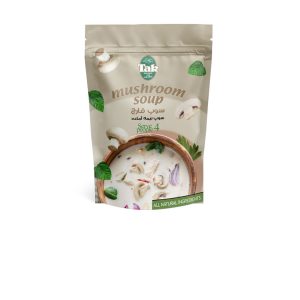 Semi-prepared mushroom soup