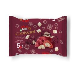 Red Velvet Croissant (Filled With Milky Cream)