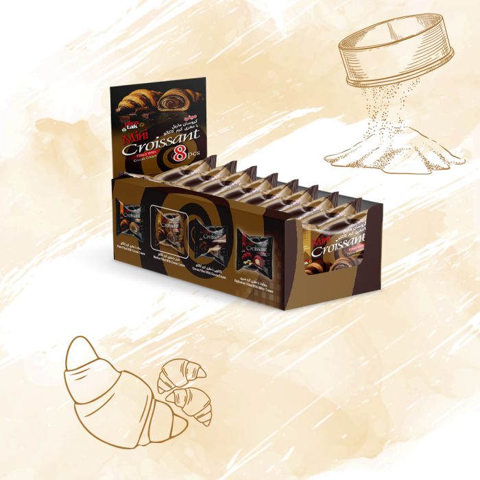 Marble Mini Croissant (Filled With Cocoa Cream) - Image 2