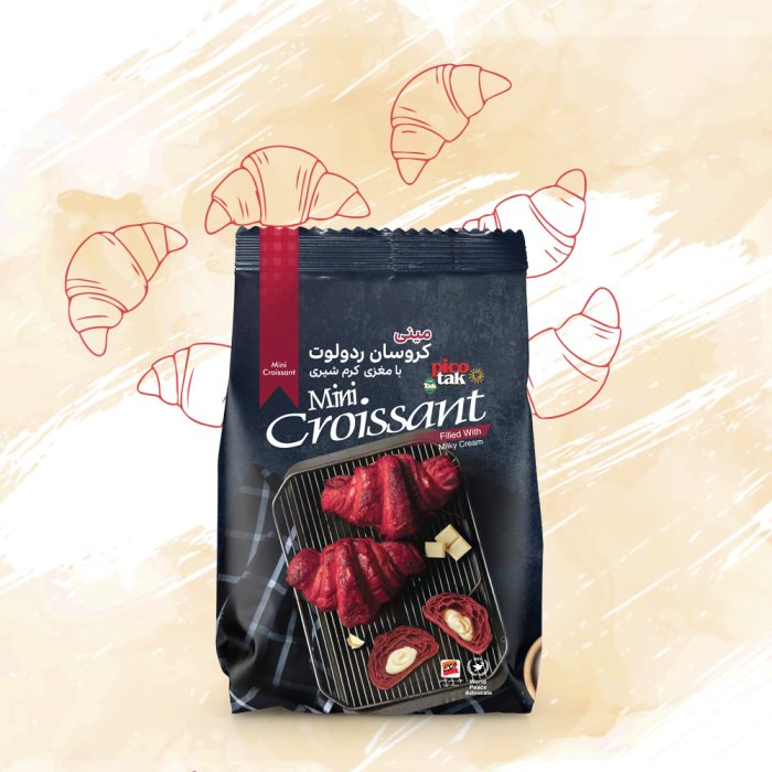 Red Velvet Mini Croissant (Filled With Milky Cream) - Image 2