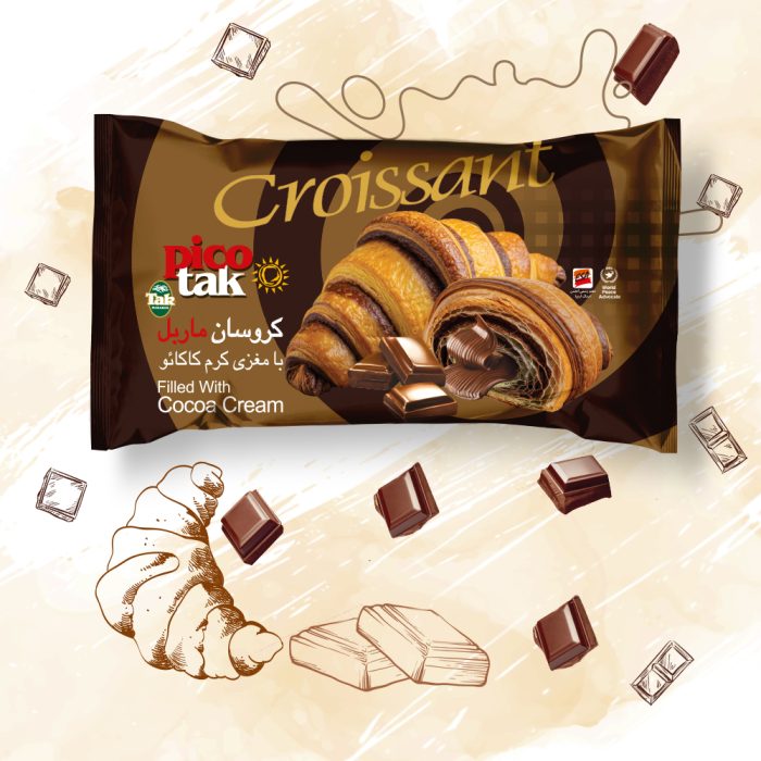 Marble Croissant (Filled With Cocoa Cream) - Image 2